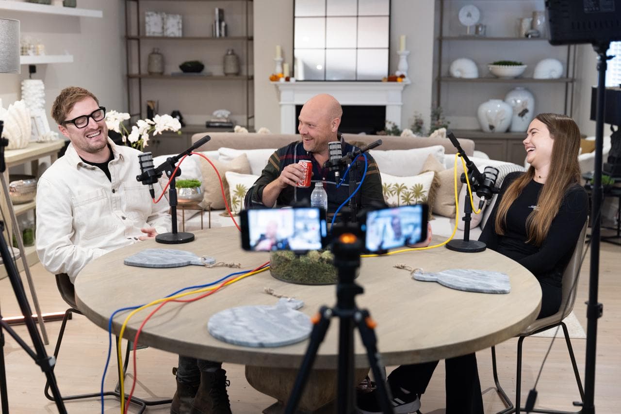The Albury House Kitchens team in their showroom